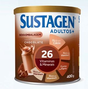 Sustagen Adultos+ 400g - Sabor chocolate