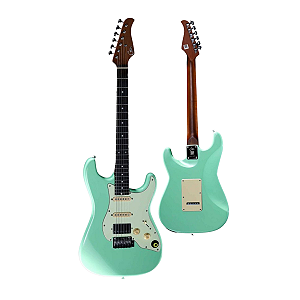 GUITARRA COM EFEITOS GTRS S800 VERDE SURF GTRS MOOER