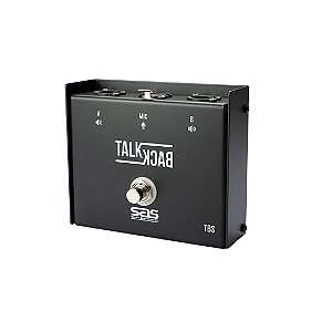 PEDAL TALK BACK FOOTSWITCH SEM TRAVA TBS PRETO SANTO ANGELO