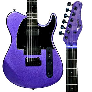 GUITARRA TELECASTER HUMBUCKER TW88 PURPLE SPARKLE TAGIMA