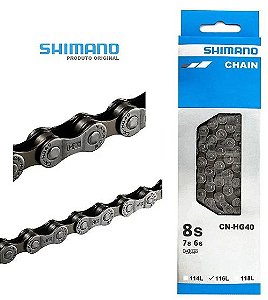 Corrente Hg40 Shimano 6/7/8v Bike Speed Mtb 116 Elos