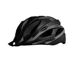 CAPACETE DE CICLISMO MTB HIGH ONE WIN MY22 TAM G PRETO/CINZA