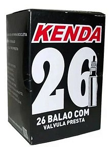 CAMARA DE AR KENDA 26X1.90/ 2.125 BALAO VALVULA PRESTA 33MM