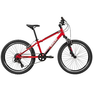 BICICLETA CALOI WILD ARO 24 VERMELHA 8V A21