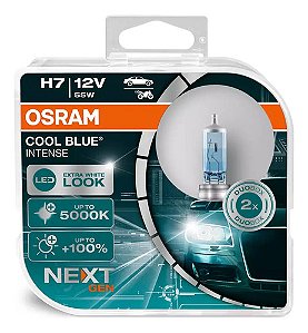 Lâmpada Osram H7 5000k 12v 55w Cool Blue Next Gen 64210cbn