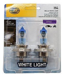 Lâmpada H4 Hella White Light 60/55w (par)
