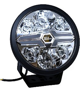 Par Farol 9 Pol (22cm) Original Hella Blade Drl Branco/âmbar
