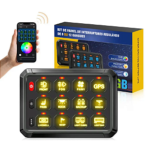 12 Gang RGB Switch Panel