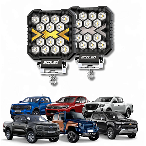 FAROL MILHA LED 50W QUADRADO SCP-1250S