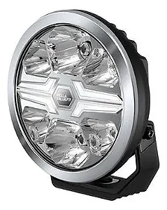 Farol 7 Pol (18cm) Original Hella Cromado Blade Drl Branco/âmbar