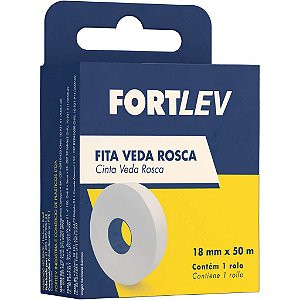 FITA VEDA ROSCA FORTLEV - 18MM X 50M