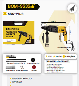 FURADEIRA DE IMPACTO BOM-9535