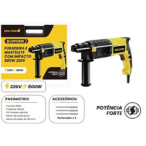 MARTELETE ELETRICO 220V 800W BOM-9558
