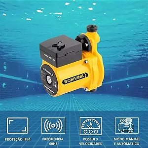 BOMBA PRESSUR  DE AGUA - TENSAO: 220V - POT 160W BOM-8706