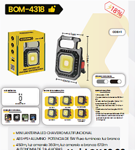 LANTER  CHAV  LED COM ABRIDOR D GARRAFA BOM-4318