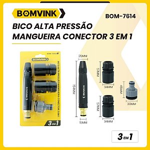 BICO DE MANGUEIRA PARA LAVADORA DE ALTA PRESSAO BOM-7614