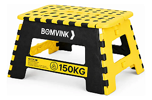 Banqueta Dobrável com Alça e Suporta 150kg