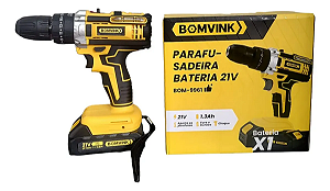 PARAFUSADEIRA A BATERIA- 21V BOM-9961
