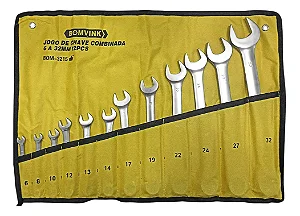 JOGO DE CHAVES COMBINADAS BOM-3215