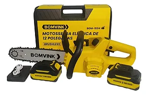 Motosserra Elétrica Bomvink 12 Pol-2 Baterias