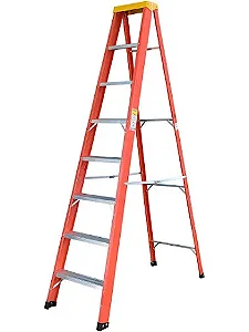 ESCADA TESOURA ALUMINIO/FIBRA 2,10M