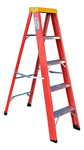 ESCADA TESOURA ALUMINIO/FIBRA 1,20M