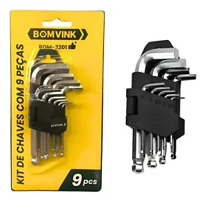 CONJUNTO CHAVES ALLEN 9 PCAS BOM-3201