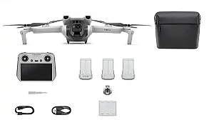 Drone DJI Mini 3 Com 3 Bateria BR (Com tela) (usado)- FD014CS