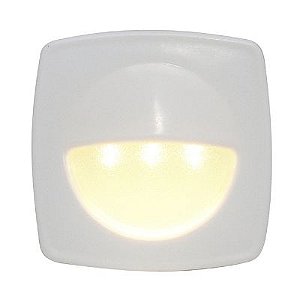 Luz de cortesia Branco Quente 3 led's alta intensidade