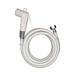 Chuveiro de Popa Retrátil (Kit Ducha Completo) Branco c/ Mangueira 2,5m  Gatilho e Suporte p/ Barcos Lanchas - AQUA SPACE - MERGULHE NESSE UNIVERSO  - Equipamentos, Materiais e Peças Náuticas e de