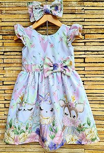 VESTIDO INFANTIL BICHINHOS  - CAPILÉ