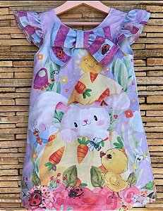 VESTIDO INFANTIL COELHO - CAPILÉ