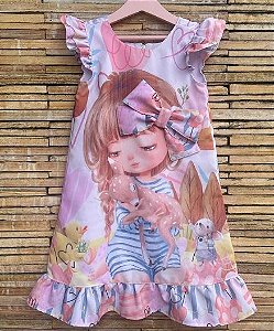VESTIDO INFANTIL MENINA - CAPILÉ