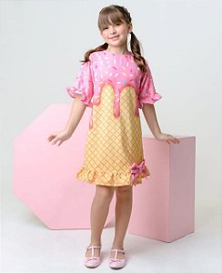 VESTIDO INFANTIL DOCES COLORIDOS - Capilé