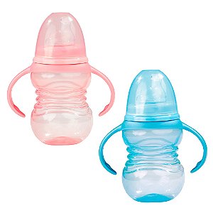 Copo De Treinamento Alça Removível E Bico Em Silicone Buba