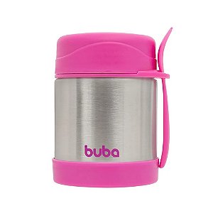 Pote Térmico Aço Inoxidável Rosa Buba - 15358