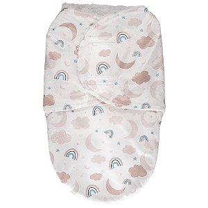 Saco De Dormir Super Soft Estampado Rosa Buba