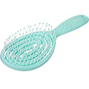 Escova De Cabelo Flexi Comfort Para Bebê Verde Buba