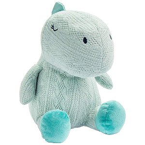 Pelúcia Em Tricô Amiguinho do Bebê Dinossauro Pimpolho