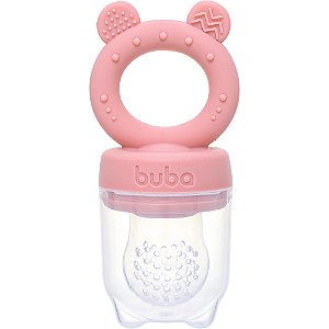 Porta-Frutinha Ursinho Rosa 6m+ Buba