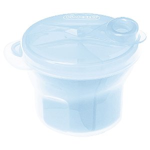 Pote Dosador Medidor Fórmula Porta Leite Em Pó Azul Pimpolho