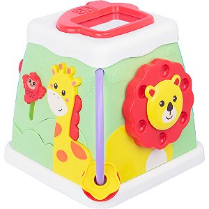 Cubo De Atividades Interativo Bichinhos Colorido Pimpolho