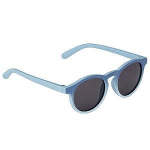 Óculos De Sol Retrô Uv400 Flexível Tam. M Degradê Azul Buba