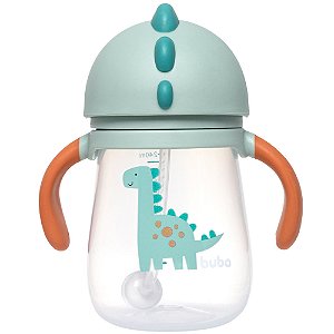 Copo Com Dispositivo Canudo Magic Dino Buba