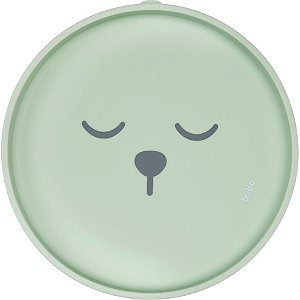 Pratinho Em Silicone Com Ventosa Gumy Verde Buba