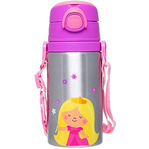 Garrafinha Aventuras Princesa em Alumínio 3+ Buba