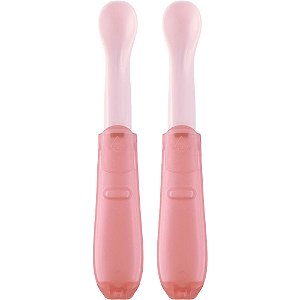 Kit 2 Colheres Dobráveis Rosa Buba