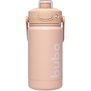 Copo Térmico Parede Dupla Bico Com Trava Bege Buba