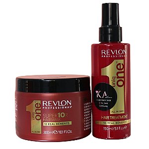 Kit  Revlon Uniq One Professional Máscara 300ml e Leave-In 10 em 1 150ml