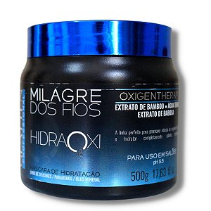 Máscara Hidraoxi Milagre dos Fios Glatten Professional 500g